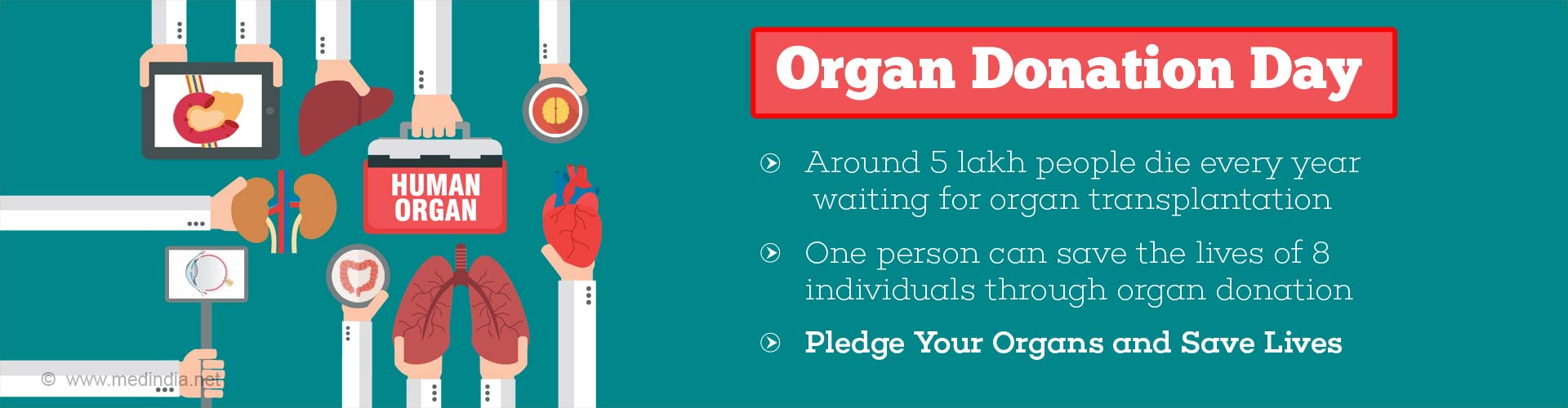 Organ Donation Day: Pledge To Donate Your Organs and Save Lives