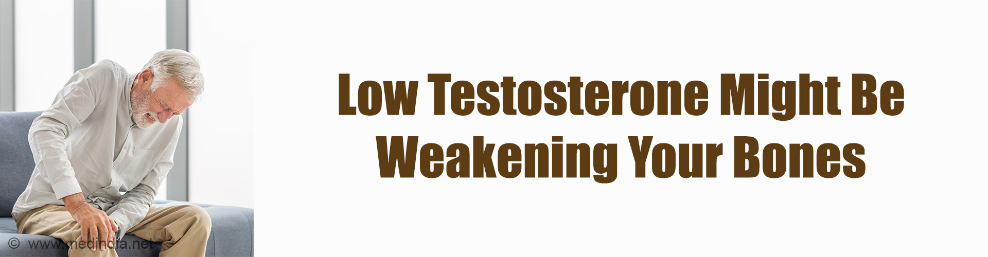 Osteoporosis in Men is Rising - And Testosterone Might Be to Blame Osteoporosis in Men is Rising - And Testosterone Might Be to Blame