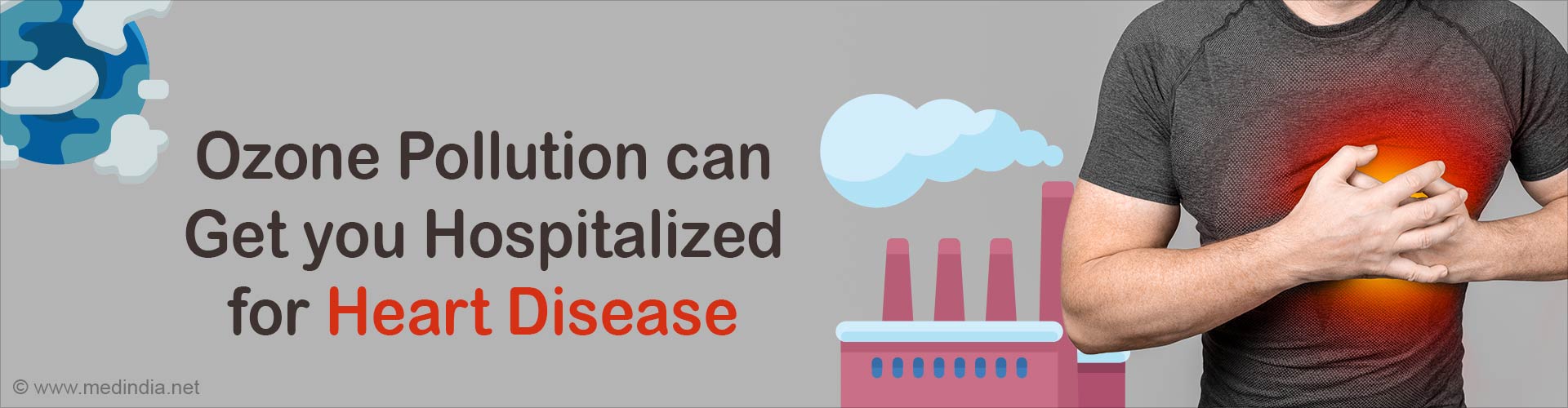 Ozone Pollution Associated With Hospitalizations for Heart Disease
