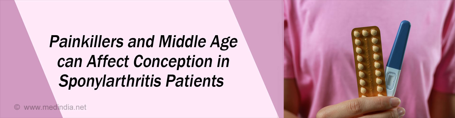 Painkillers may Cause Problems in Conception