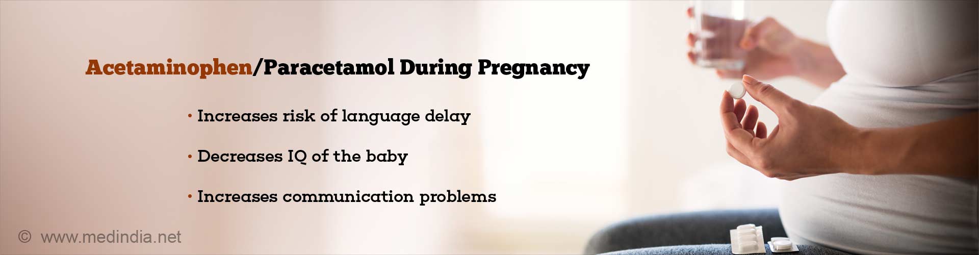 Paracetamol During Pregnancy Increases Risk of Language Delay in Girls