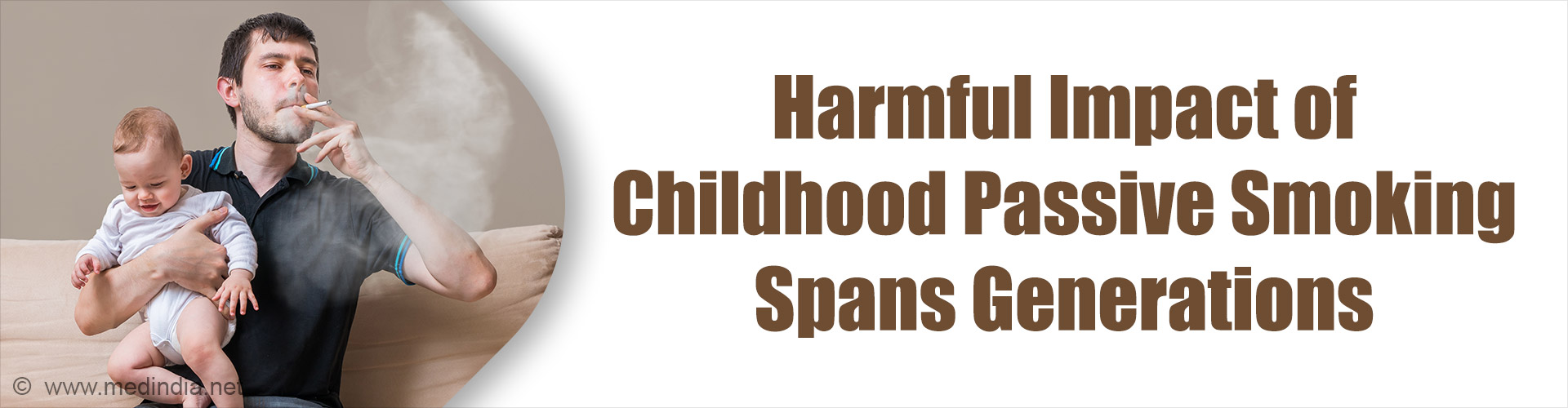 Passive Smoking in Fathers' Childhood May Affect Their Kids' Lungs