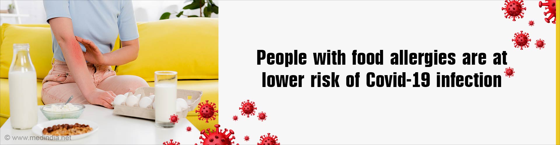 Food Allergy Linked to Lower Risk of Covid-19 Infection Food Allergy Linked to Lower Risk of Covid-19 Infection