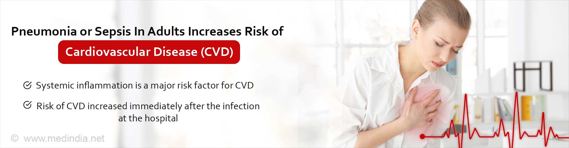 Cardiovascular Disease Risk Increases In Patients With Sepsis Or Pneumonia After Hospital Admission Cardiovascular Disease Risk Increases In Patients With Sepsis Or Pneumonia After Hospital Admission