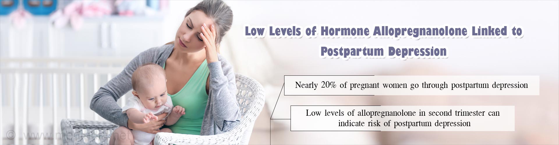 Postpartum Depression Likely In Women With Low Anti-Anxiety Hormone Postpartum Depression Likely In Women With Low Anti-Anxiety Hormone