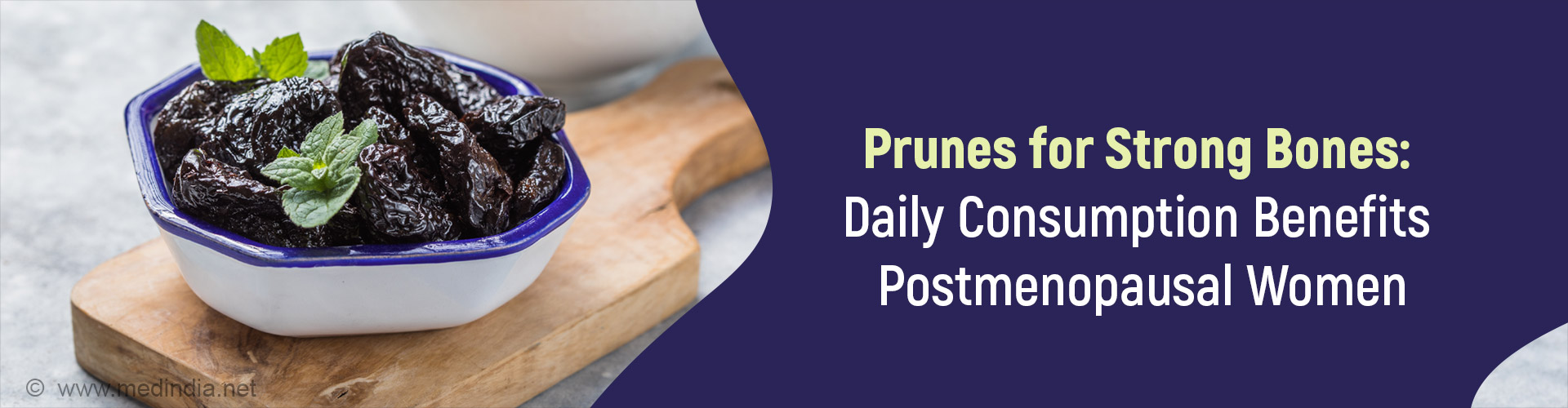 Prunes: A Tasty Way To Protect Postmenopausal Bone Health