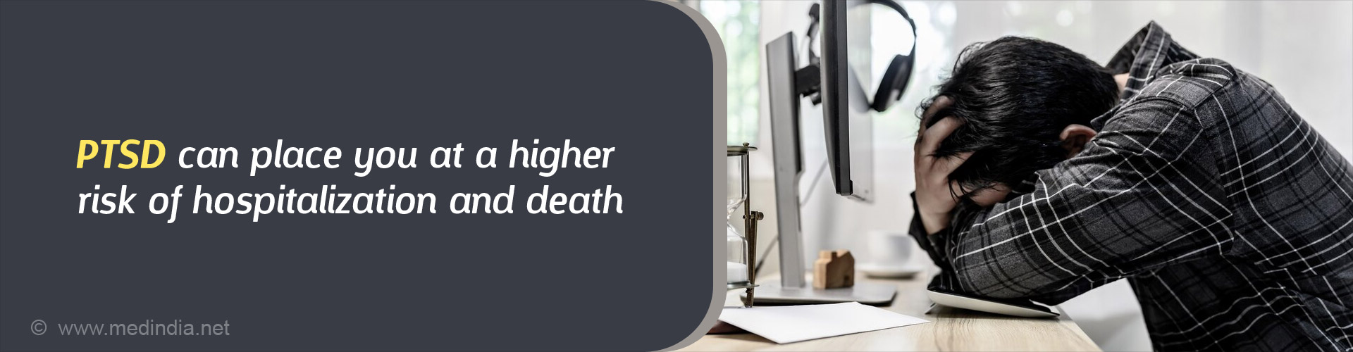 PTSD can Trigger Severe Complications in COVID Patients