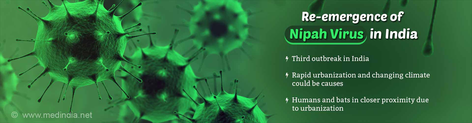 Nipah Virus Re-emerges for the Third Time in India Nipah Virus Re-emerges for the Third Time in India