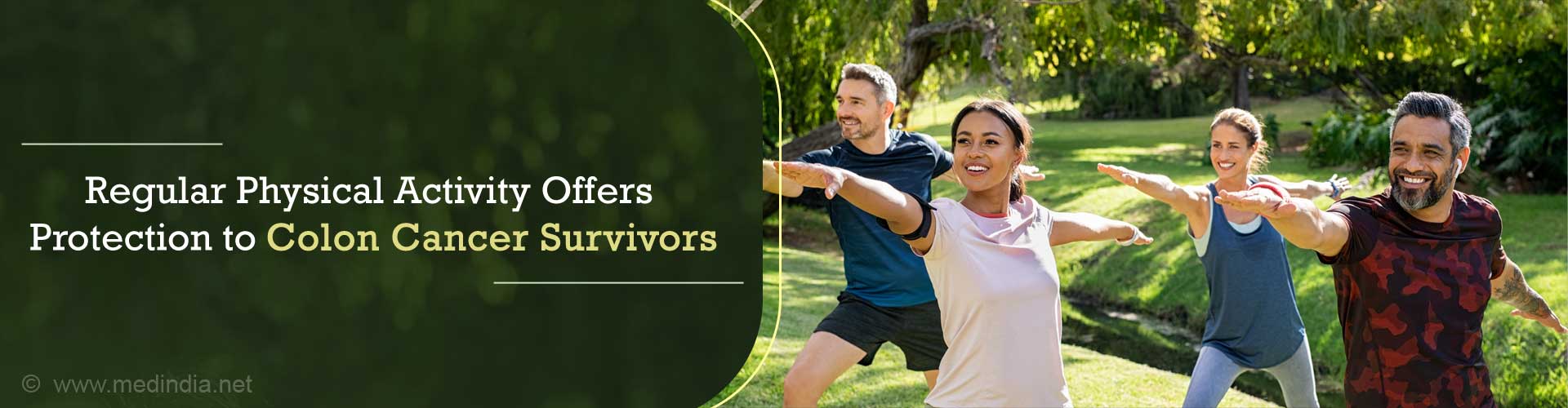 Colon Cancer Survivors Benefit More from Physical Activity Colon Cancer Survivors Benefit More from Physical Activity