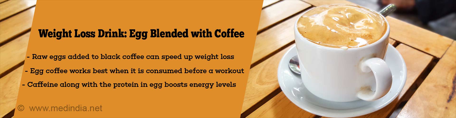 Secret Weight Loss Drink: Egg Blended With Black Coffee