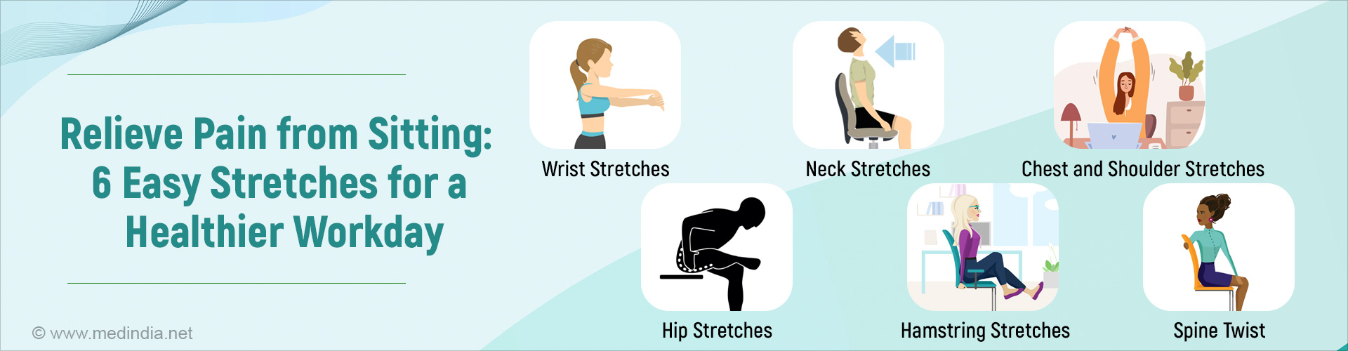Top 6 Easy Stretches: Stretch Your Way to a Pain-Free Workday Top 6 Easy Stretches: Stretch Your Way to a Pain-Free Workday