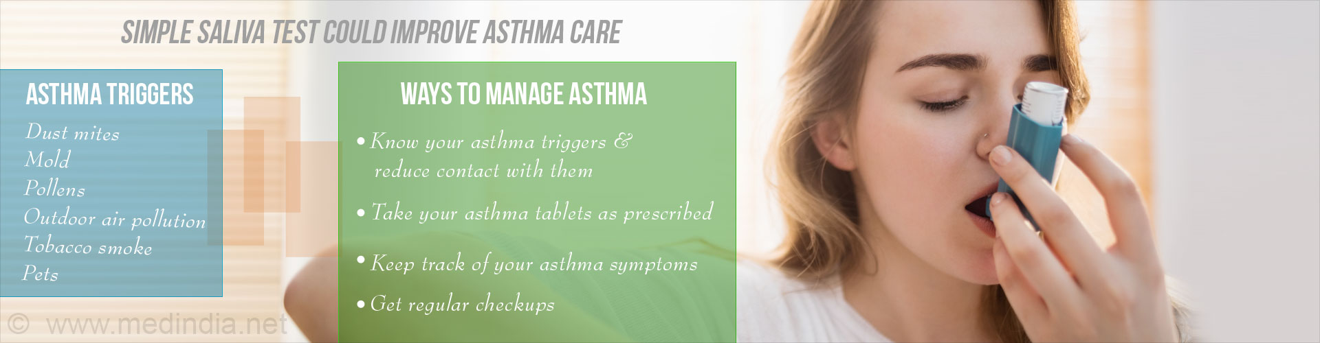 Simple Saliva Test To Diagnose Asthma