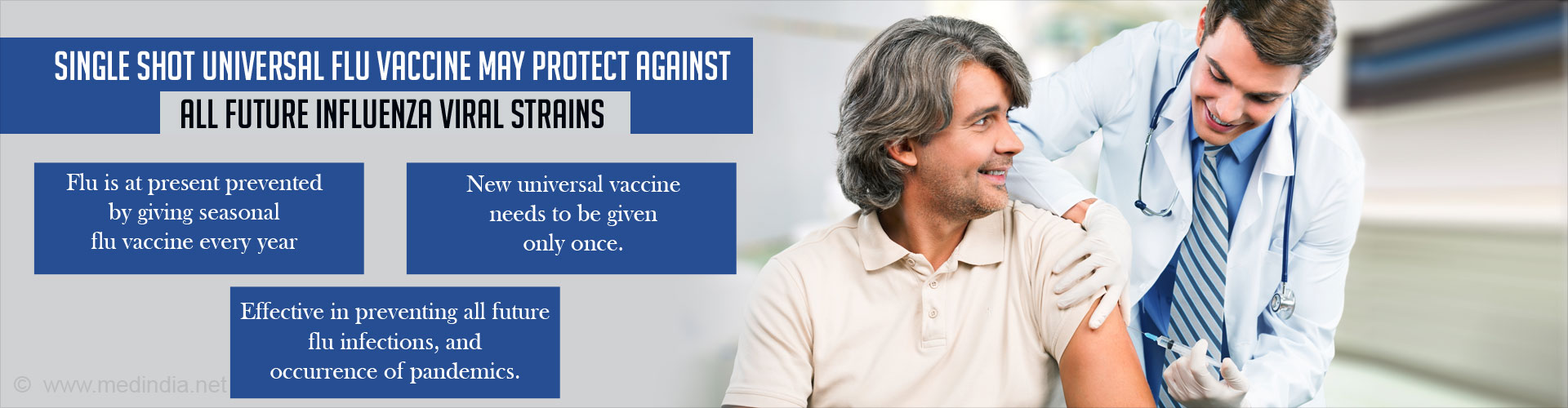 Universal Flu Vaccine May Soon Be a Reality, Say Scientists Universal Flu Vaccine May Soon Be a Reality, Say Scientists