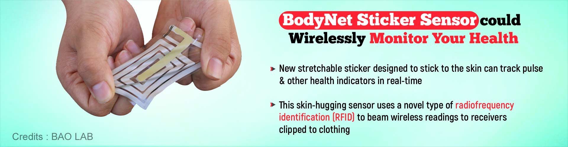 New Skin-Hugging Sensor can Track Your Health in Real-time