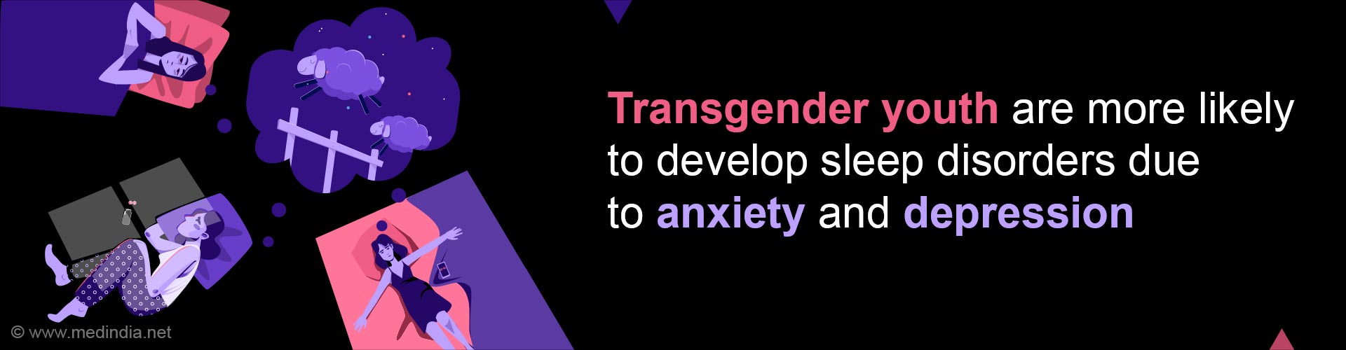 Depression and Anxiety can Cause Sleep Disorders in Transgender Youth