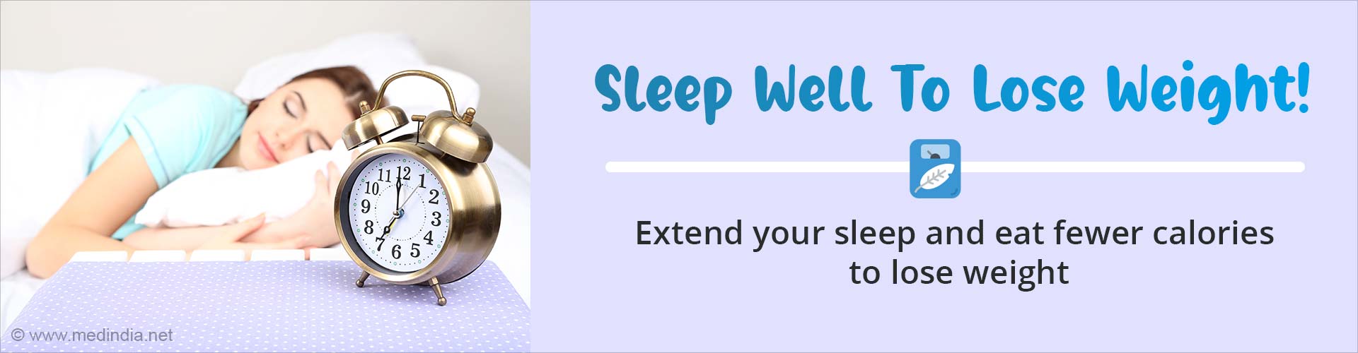 Sleep More, Eat Less to Lose Weight