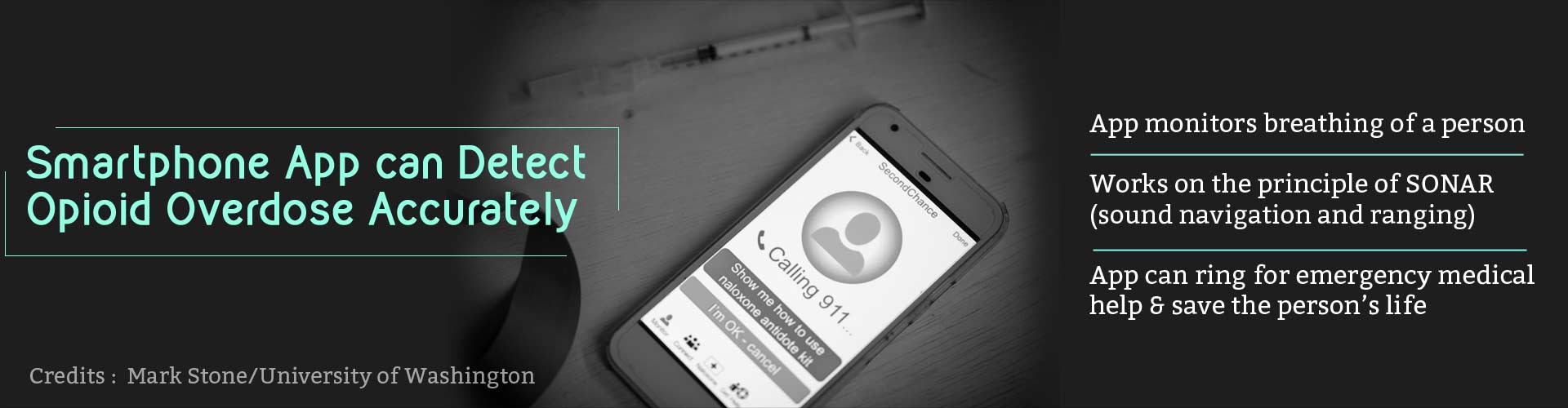 First Ever Smartphone App to Identify Opioid Overdose