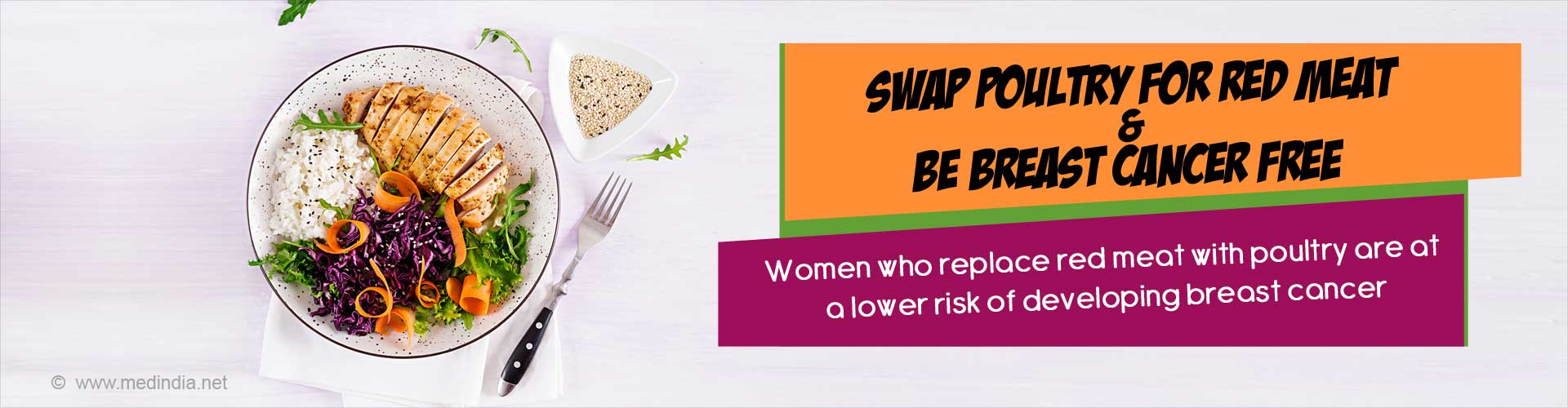 Swap Poultry for Red Meat to Fight Breast Cancer Swap Poultry for Red Meat to Fight Breast Cancer