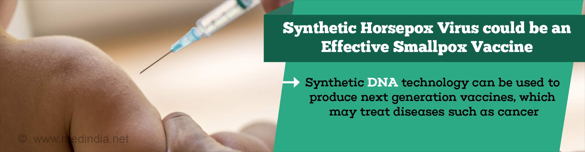 Potential Use of Synthetic Horsepox Virus in Smallpox Vaccines and Cancer Therapy Potential Use of Synthetic Horsepox Virus in Smallpox Vaccines and Cancer Therapy