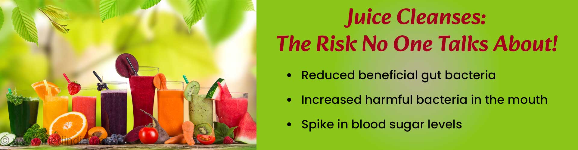Juice Cleanses May Harm Gut And Oral Health