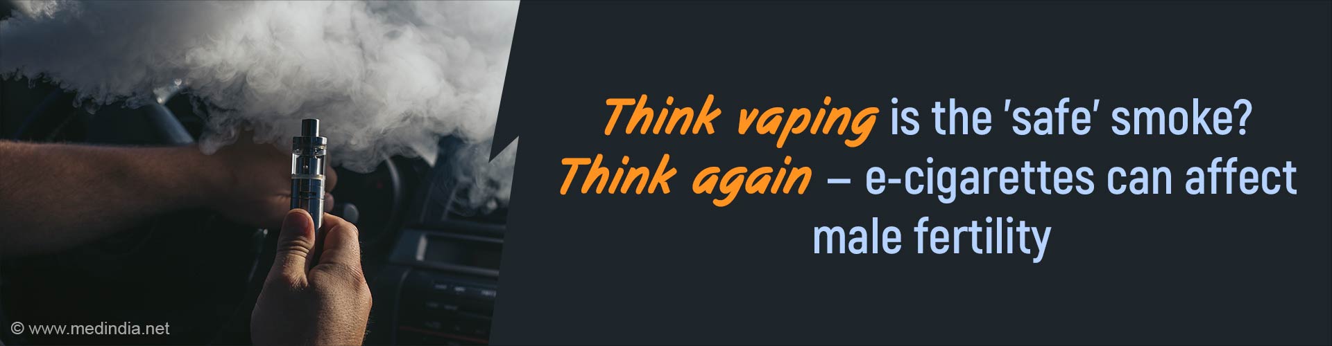 E-Cigarettes Linked to Decreased Sperm Count