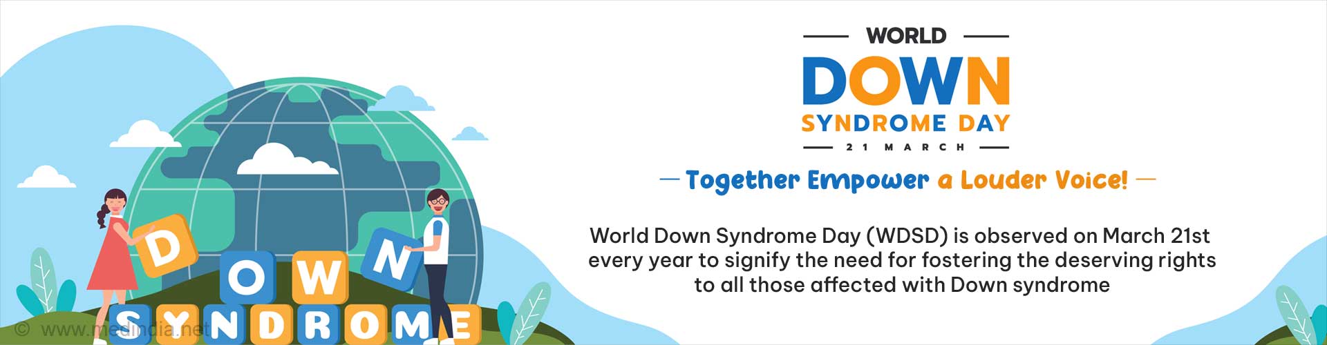World Down Syndrome Day (WDSD) 2022 - 'We Decide'