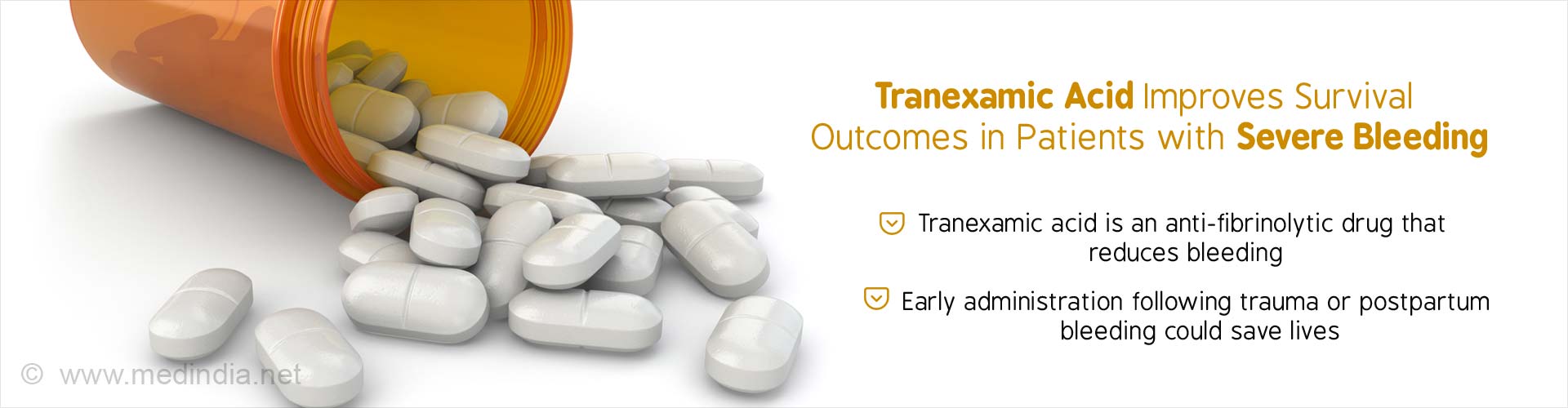 Immediate Treatment With Tranexamic Acid Improves Survival Outcomes in Bleeding Patients Immediate Treatment With Tranexamic Acid Improves Survival Outcomes in Bleeding Patients