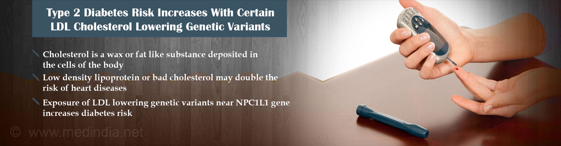 LDL Cholesterol Lowering Genetic Variants May Increase the Risk of Diabetes