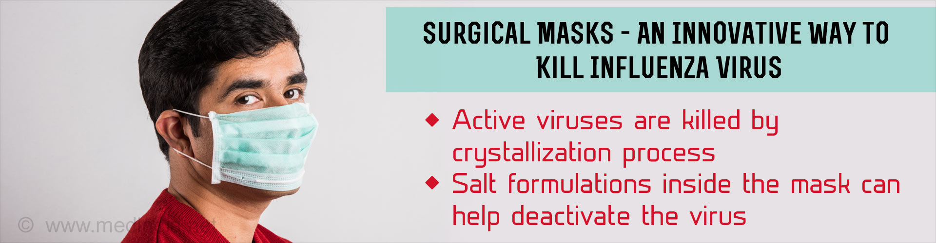 New Method Allow Surgical Masks To Kill Viruses