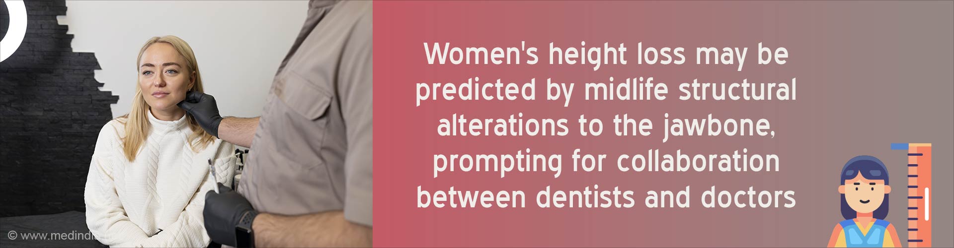 Women Beware: Changes in Your Jawbone Could Predict Height Loss