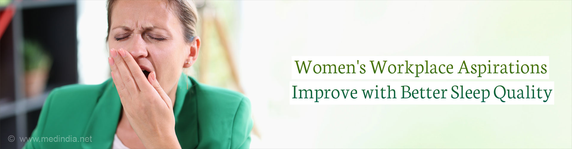 Sleep can Boost Womenâ€™s Career Goals