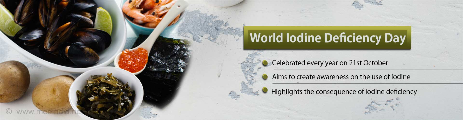 World Iodine Deficiency Day