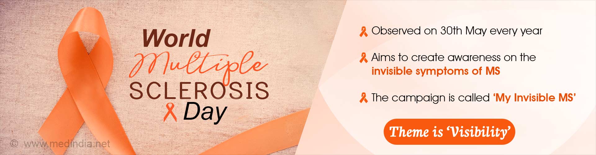 World Multiple Sclerosis Day: Increasing MS ‘Visibility’ for Everyone World Multiple Sclerosis Day: Increasing MS ‘Visibility’ for Everyone