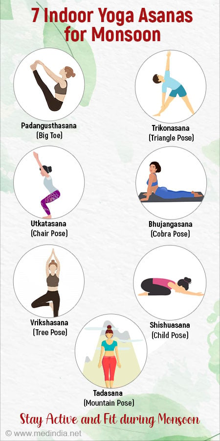 Monsoon Yoga: 7 Simple Indoor Exercises to Keep You Fit