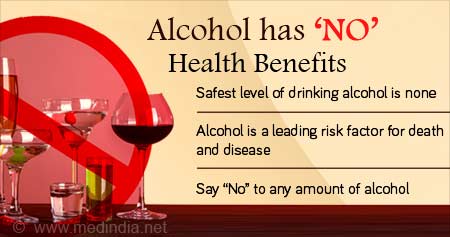 No Amount of Alcohol is 'Safe' for Health