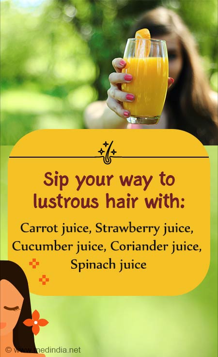 Juices for healthy clearance hair