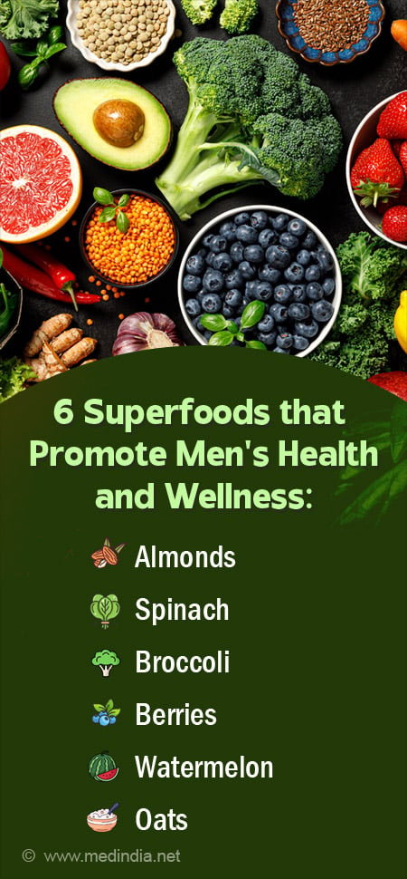 Top 6 Superfoods That Support Men's Health