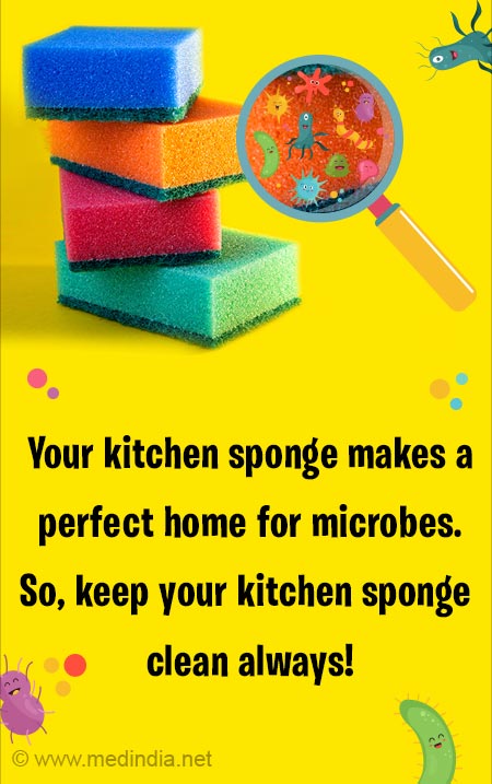 Kitchen Sponges Can Have More Bacteria Than Lab Petri Dishes, Researchers  Say 