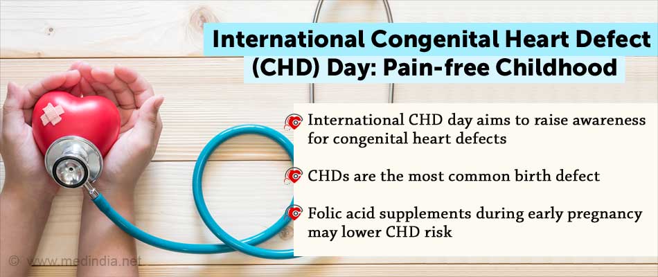 International Congenital Heart Defect (CHD) Day: Pain-free Childhood International Congenital Heart Defect (CHD) Day: Pain-free Childhood