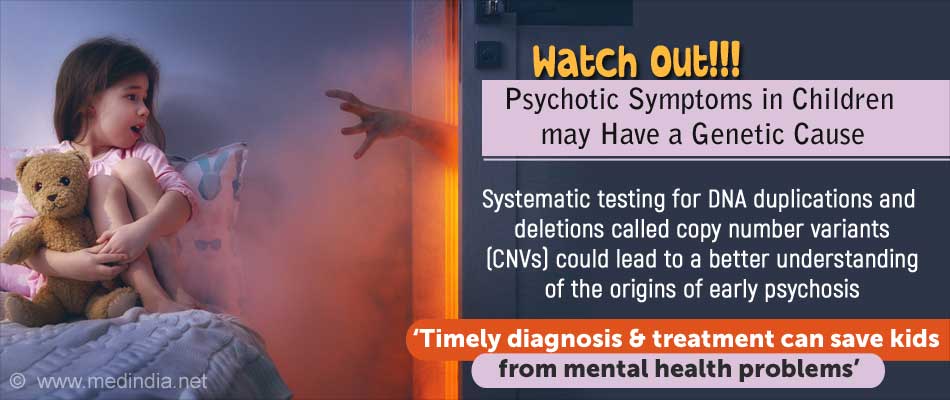 Psychotic Symptoms in Children More Likely to Have a Genetic Cause