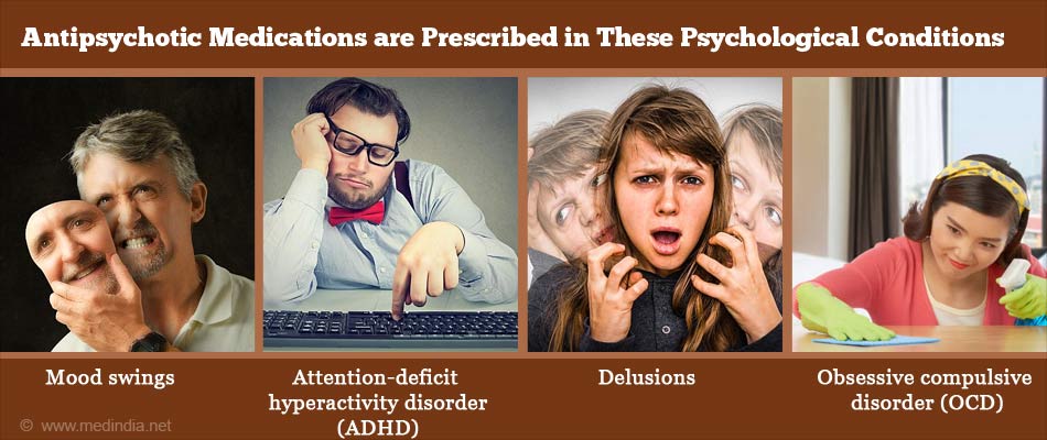 Antipsychotic Medications are Prescribed in these Psychological Conditions Antipsychotic Medications are Prescribed in these Psychological Conditions