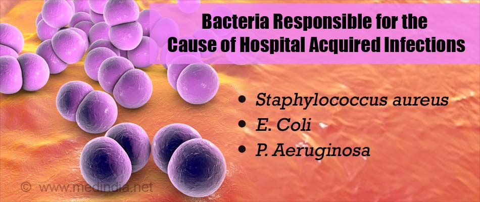 Bacteria Responsible for the Causes of Hospital Acquired Infections Bacteria Responsible for the Causes of Hospital Acquired Infections
