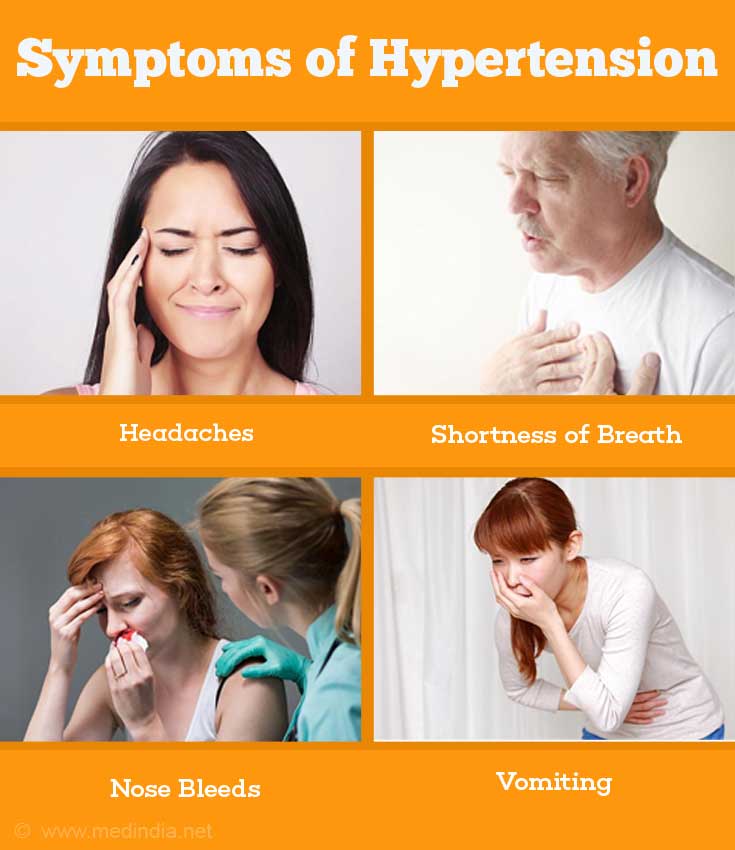 Symptoms of Hypertension Symptoms of Hypertension