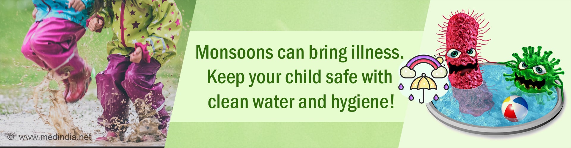 The Threat of Monsoons: Waterborne Diseases and Their Impact on Children