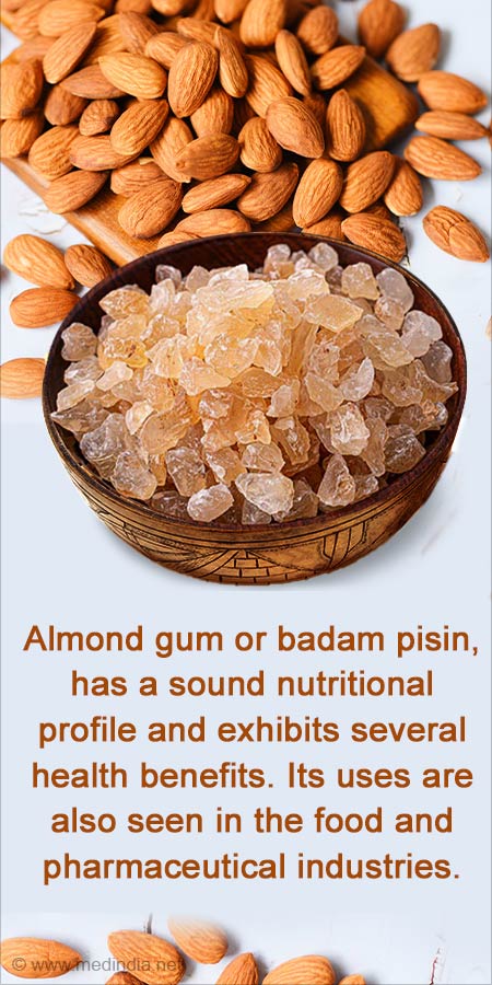 Badam Pisinalmond Gum Recipes Benefits