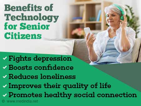 Senior Citizens Get 'Tech Savvy' to Get Over Depression - Research Benefits