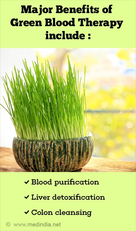 Wheatgrass detoxification clearance