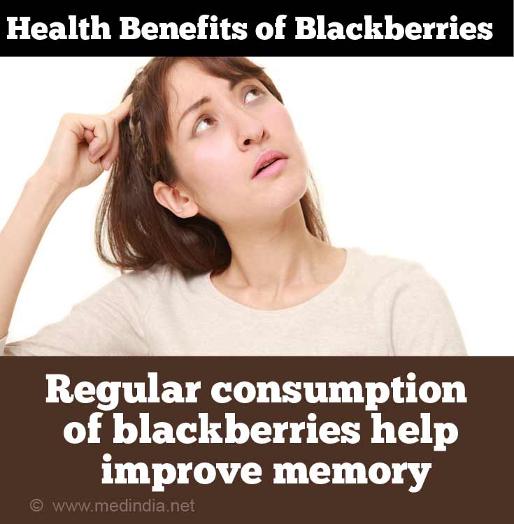 Regular Consumption of Blackberries Helps Improve Memory Regular Consumption of Blackberries Helps Improve Memory