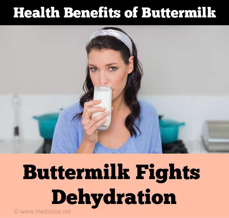 Buttermilk Fights Dehydration Buttermilk Fights Dehydration