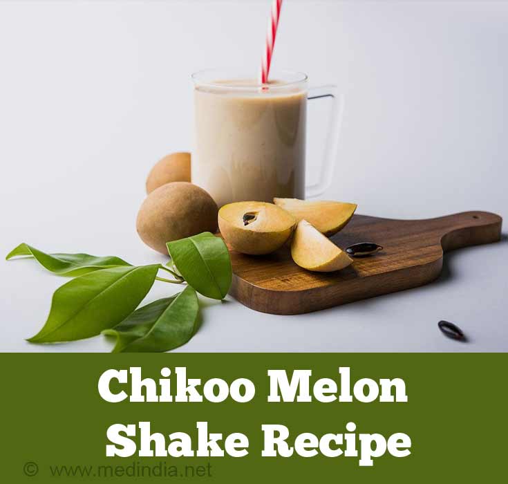 chikoo shake benefits
